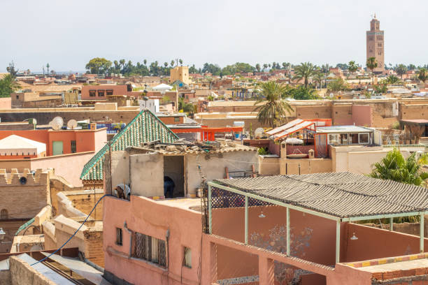 Ville de Témara au Maroc