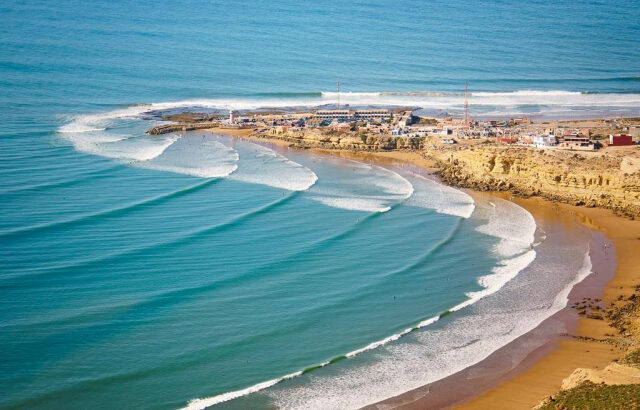 Plage Las cuevas au Maroc