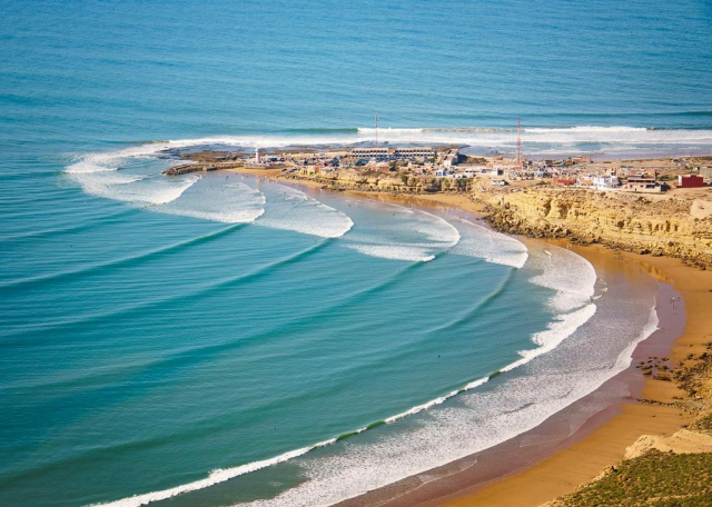 Plage Las cuevas au Maroc