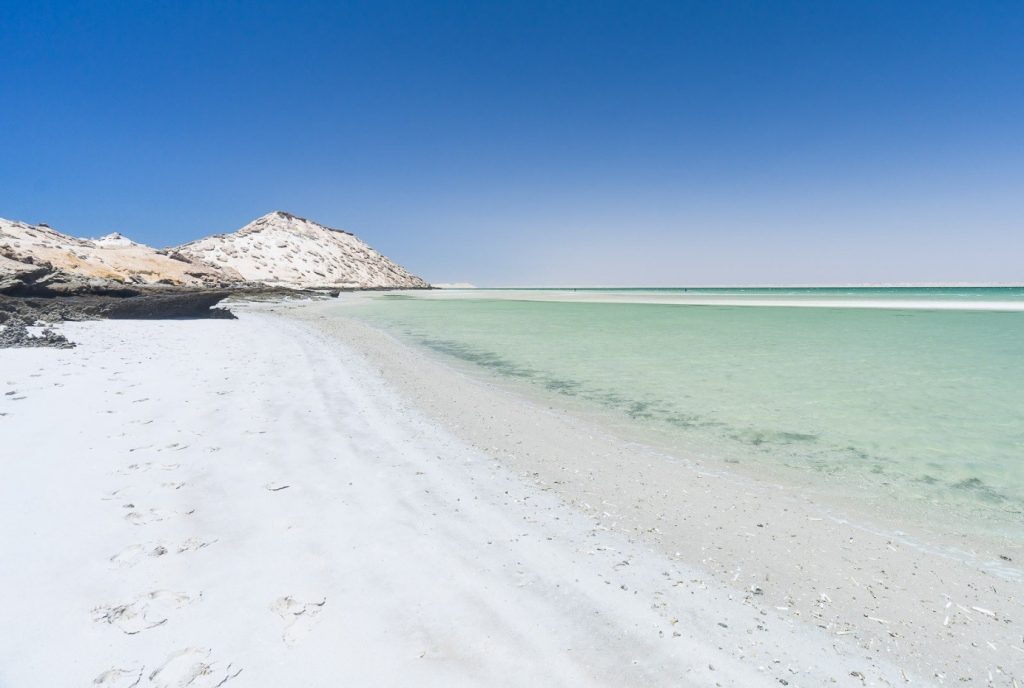 Plage blanche au Maroc